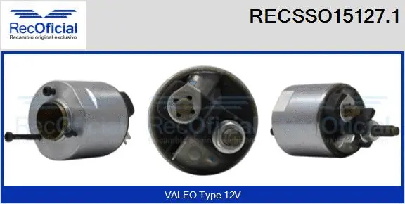 Solenoid Switch, starter (RECSSO15127.1)