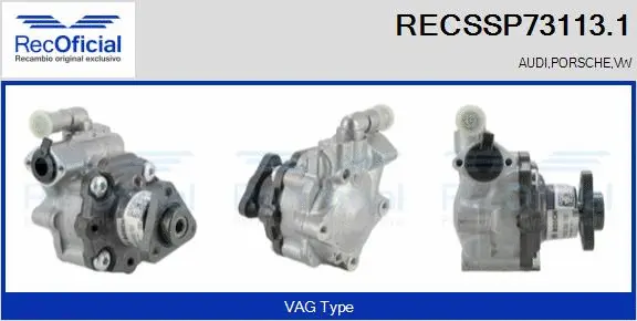 Hydraulic Pump, steering (RECSSP73113.1)