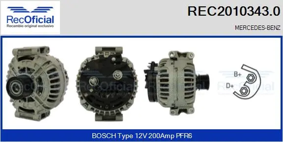 Alternator (REC2010343.0)