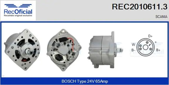 Alternator (REC2010611.3)