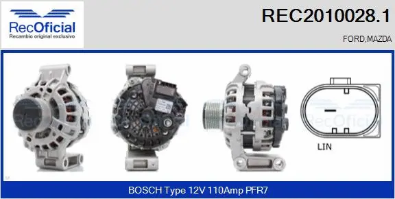 Alternator (REC2010028.1)