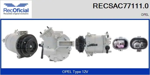 Compressor, air conditioning (RECSAC77111.0)