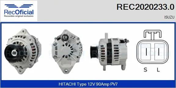 Alternator (REC2020233.0)