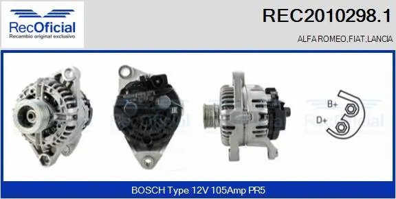 Alternator (REC2010298.1)