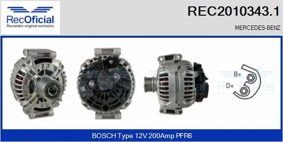 Alternator (REC2010343.1)