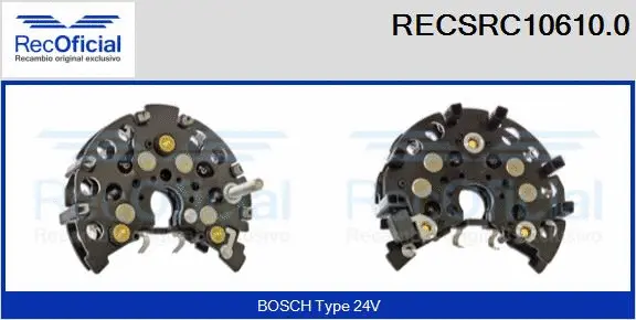 Rectifier, alternator (RECSRC10610.0)