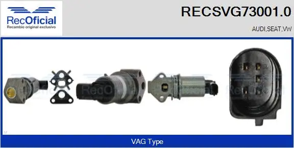 EGR Valve (RECSVG73001.0)