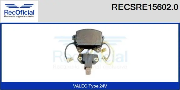 Alternator Regulator (RECSRE15602.0)