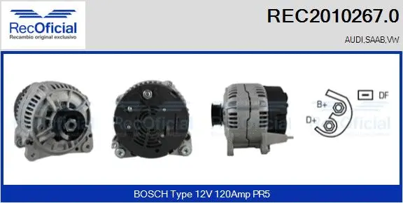 Alternator (REC2010267.0)
