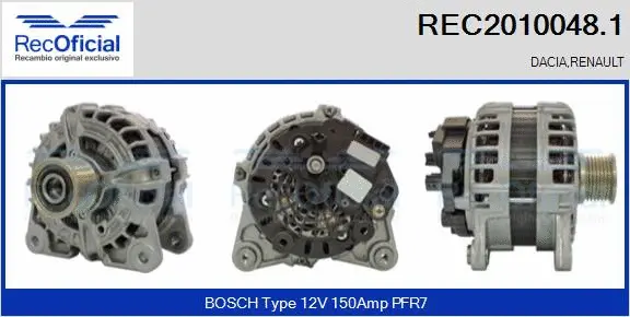 Alternator (REC2010048.1)