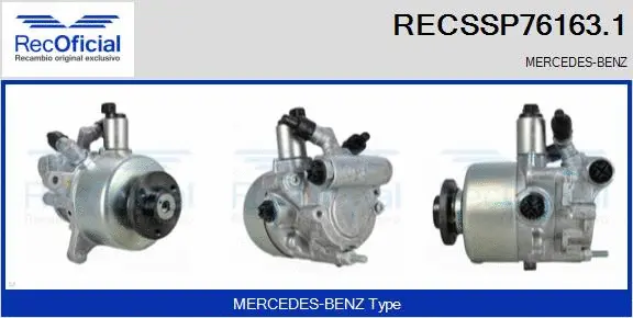 Hydraulic Pump, steering (RECSSP76163.1)