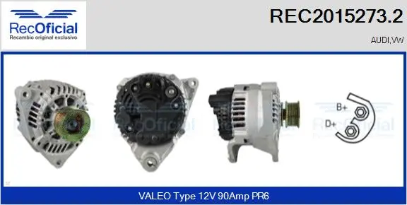 Alternator (REC2015273.2)