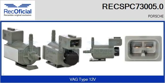 Pressure Converter, exhaust control (RECSPC73005.0)