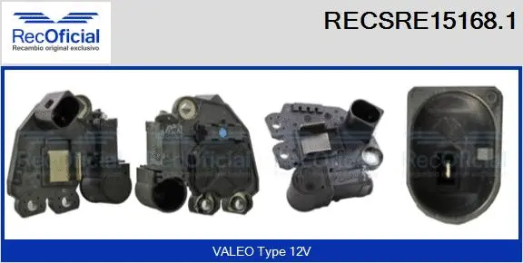 Alternator Regulator (RECSRE15168.1)