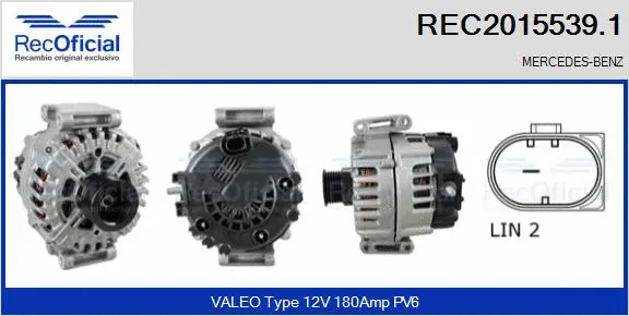 Alternator (REC2015539.1)