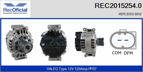 Alternator (REC2015254.0)
