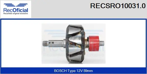 Rotor, alternator (RECSRO10031.0)