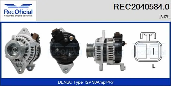 Alternator (REC2040584.0)