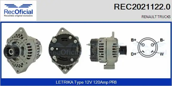 Alternator (REC2021122.0)