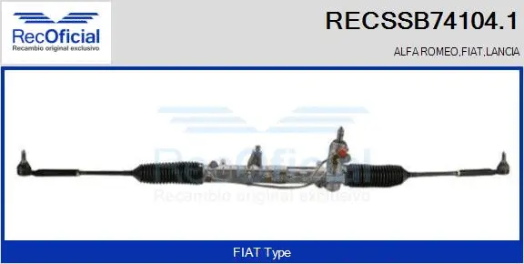 Steering Gear (RECSSB74104.1)
