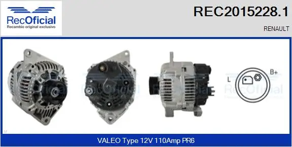 Alternator (REC2015228.1)