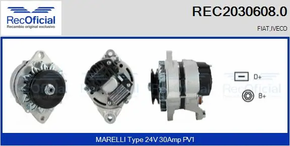 Alternator (REC2030608.0)