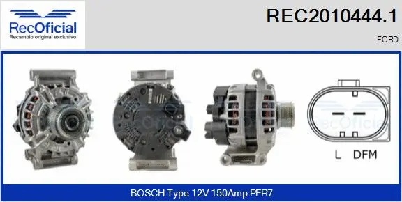 Alternator (REC2010444.1)