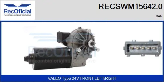 Wiper Motor (RECSWM15642.0)