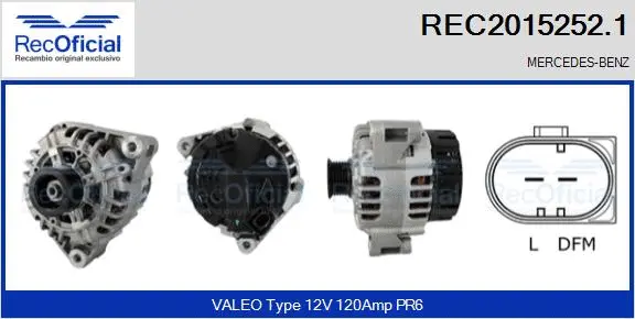 Alternator (REC2015252.1)