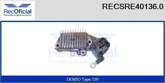 Alternator Regulator (RECSRE40136.0)
