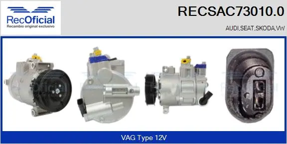 Compressor, air conditioning (RECSAC73010.0)