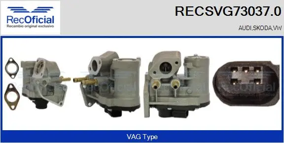 EGR Valve (RECSVG73037.0)
