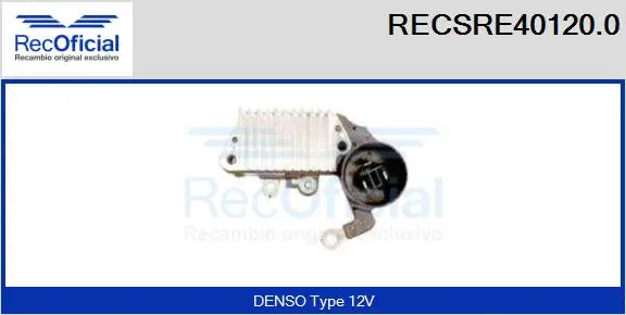 Alternator Regulator (RECSRE40120.0)