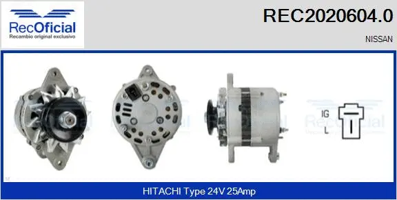 Alternator (REC2020604.0)
