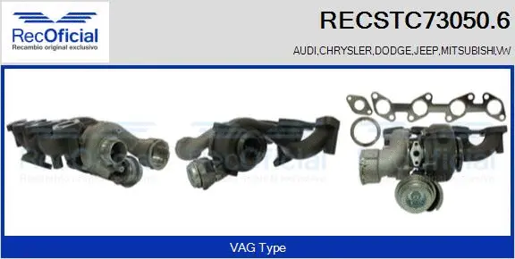 Charger, charging (supercharged/turbocharged) (RECSTC73050.6)