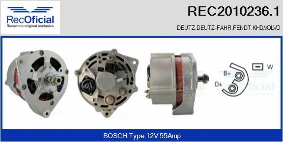 Alternator (REC2010236.1)