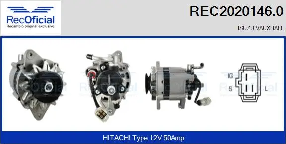 Alternator (REC2020146.0)