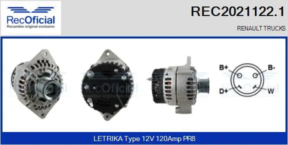 Alternator (REC2021122.1)