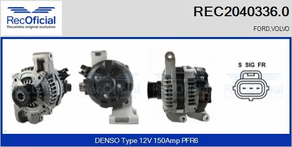 Alternator (REC2040336.0)