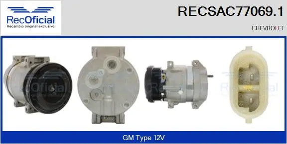 Compressor, air conditioning (RECSAC77069.1)