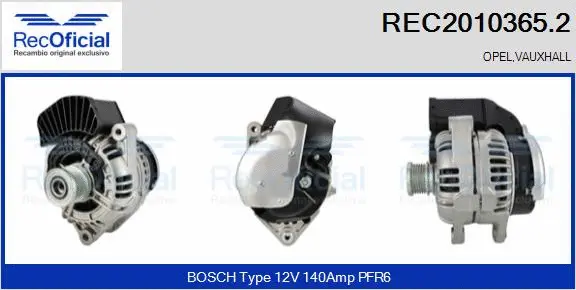 Alternator (REC2010365.2)