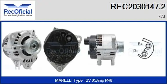Alternator (REC2030147.2)