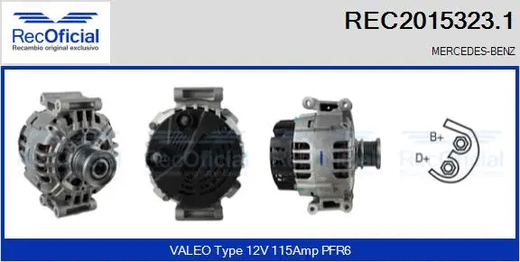 Alternator (REC2015323.1)