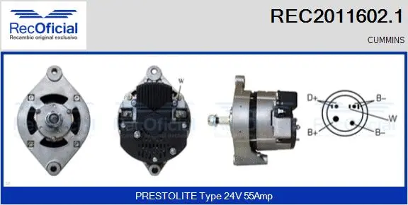Alternator (REC2011602.1)
