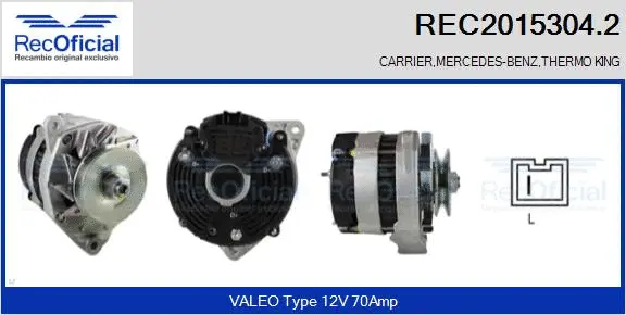 Alternator (REC2015304.2)