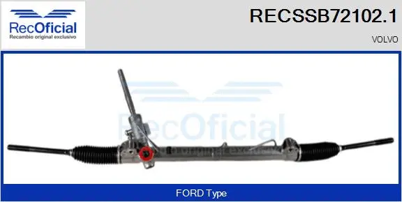 Steering Gear (RECSSB72102.1)