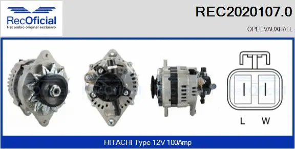 Alternator (REC2020107.0)