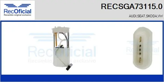 Fuel Feed Unit (RECSGA73115.0)