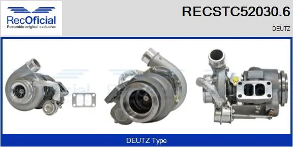 Charger, charging (supercharged/turbocharged) (RECSTC52030.6)