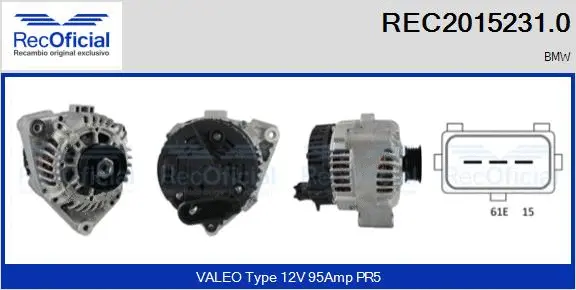 Alternator (REC2015231.0)